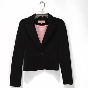 Juicy Couture Black Corduroy Blazer – Size P (XS/S)
